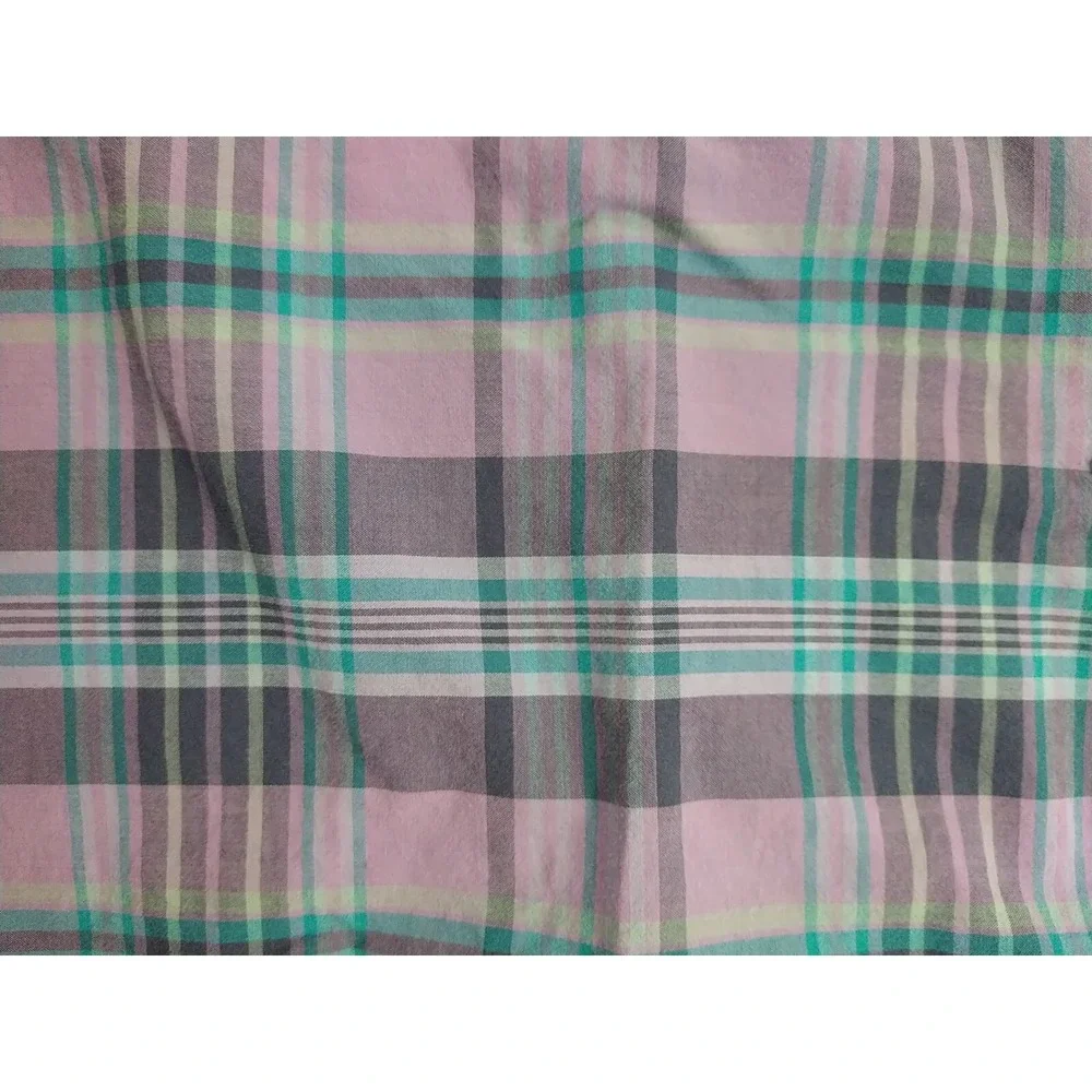 American Eagle Outfitters‎ Button Down Shirt Mens M Purple Plaid Athletic Fit...